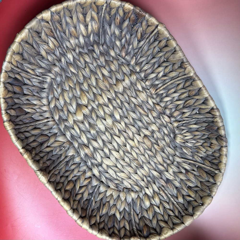 Pier 1 Woven Basket Tray